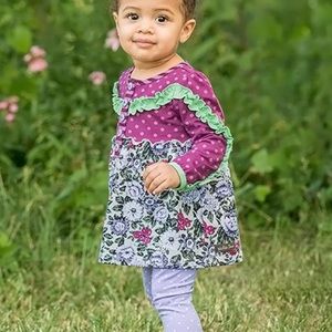 Matilda Jane Purple floral New Trails Tunic